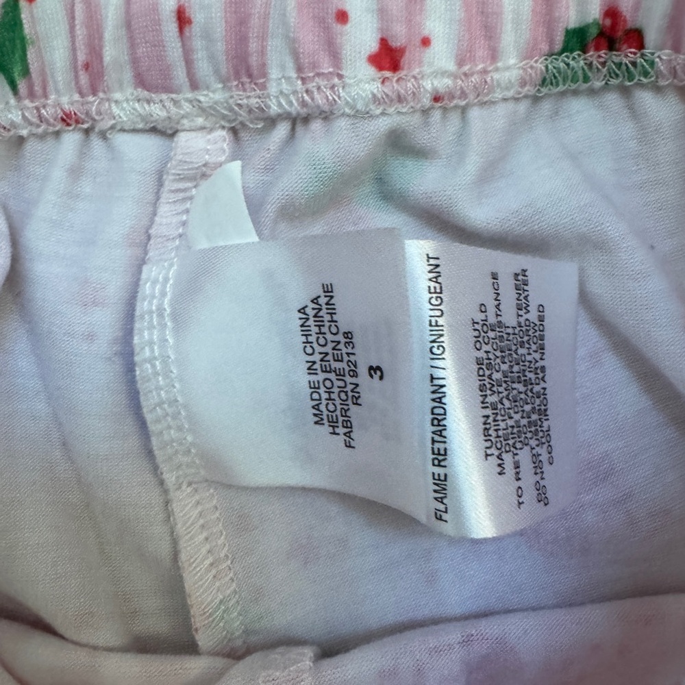 American Girl Bitty Baby Kids Pink and Red Pajama Set - Picture 4 of 5